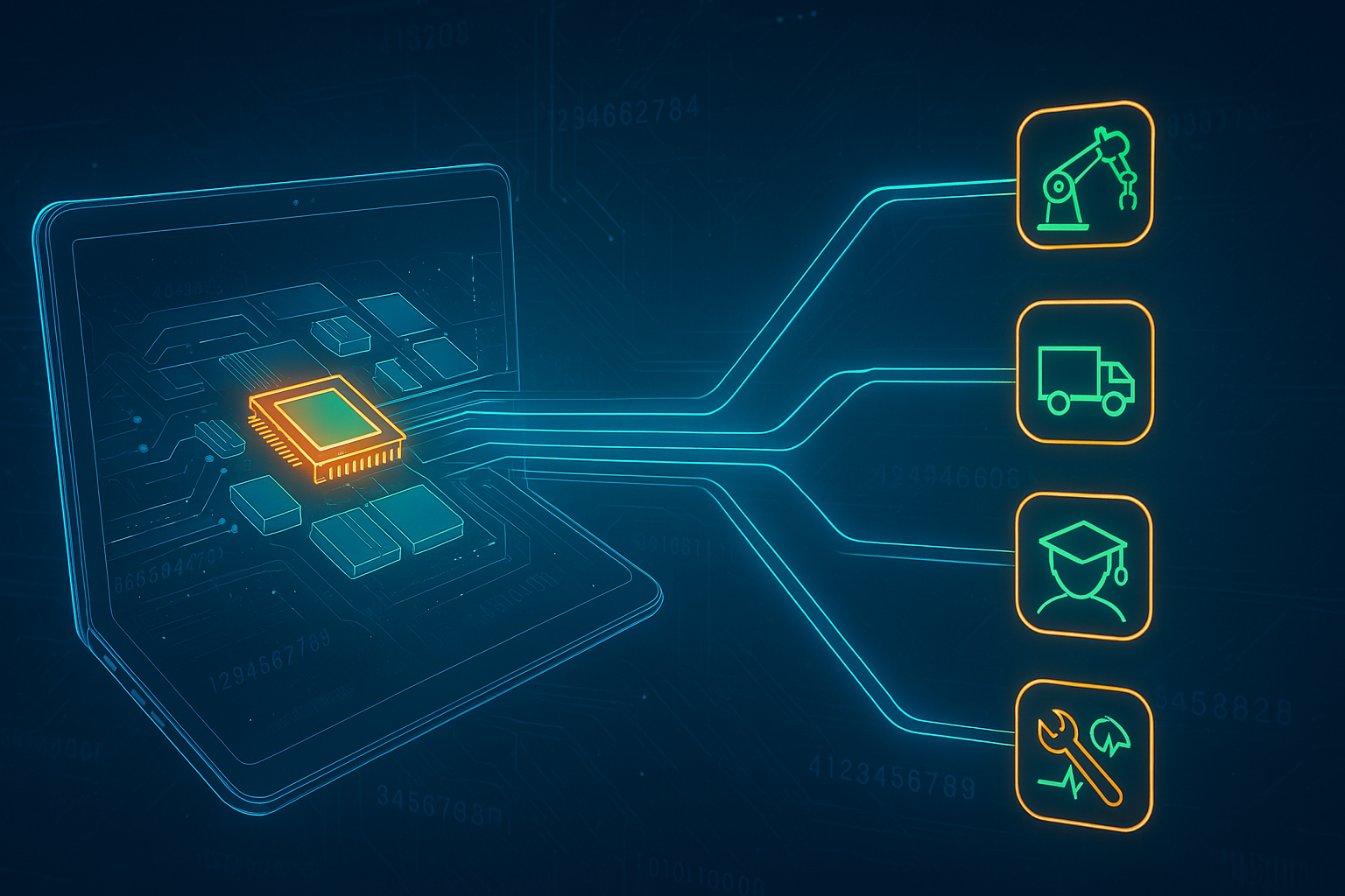 Linha de produção tecnológica EDLogS